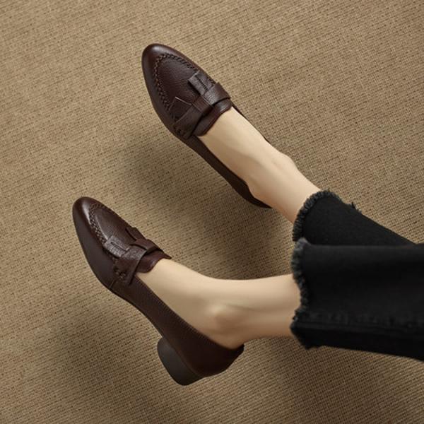 Handcrafted Leather Women's Shoes: Luxurious Elegance Awaits(EcqiH-8272)