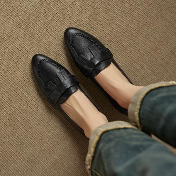 Handcrafted Leather Women's Shoes: Luxurious Elegance Awaits(EcqiH-8272)