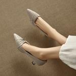 Handcrafted Luxury Leather Women's Shoes: Unmatched Craftsmanship & Elegance(EcqiH-8292)