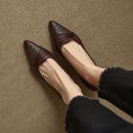 Handcrafted Luxury Leather Women's Shoes: Unmatched Craftsmanship & Elegance(EcqiH-8292)