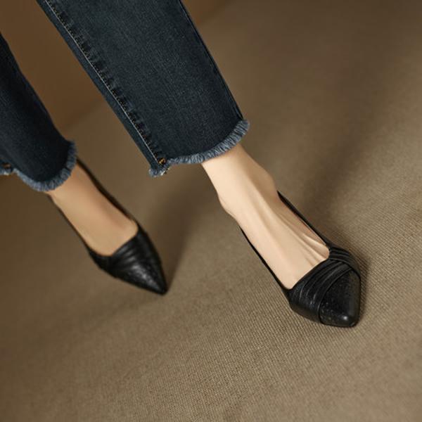 Handcrafted Luxury Leather Women's Shoes: Unmatched Craftsmanship & Elegance(EcqiH-8292)