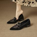 Luxurious Handmade Leather Women's Shoes: Where Craftsmanship Meets Elegance(EcqiHL-8290)