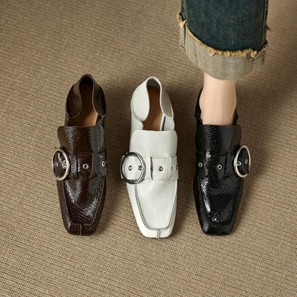 Exquisite Handmade Leather Women’s Shoes: Elevate Your Style with Luxury Elegance(EcqiHY-8302)