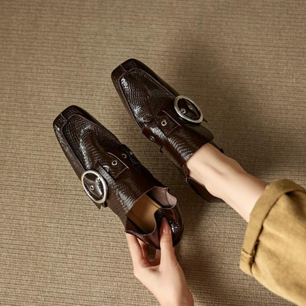 Exquisite Handmade Leather Women’s Shoes: Elevate Your Style with Luxury Elegance(EcqiHY-8302)