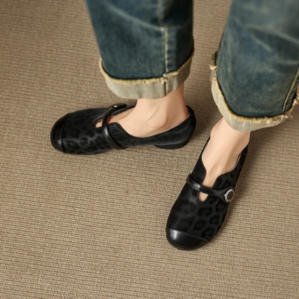 Elegant Handmade Leather Women's Shoes: Luxury Craftsmanship(EcqiH-8300)