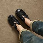 Elegant Handmade Leather Women's Shoes: Luxury Craftsmanship(EcqiH-8300)