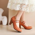 Elegant Handmade Leather Women’s Shoes - Luxury Craftsmanship(Edajiaoba1076)