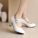 Elegant Handmade Leather Women’s Shoes - Luxury Craftsmanship(Edajiaoba1076)