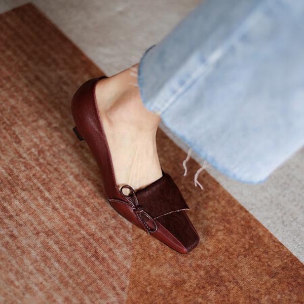 Exquisite Handmade Leather Women's Shoes: A Touch of Luxury and Elegance(Edamaijia9023)