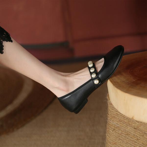 Handcrafted Luxury Leather Women's Shoes - Elegance(EdamaijiaZ-8516)