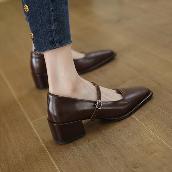 Exquisite Handmade Leather Women's Shoes: Luxury Craftsmanship & Elegance(Edamaijia8629)