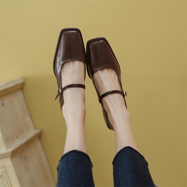 Exquisite Handmade Leather Women's Shoes: Luxury Craftsmanship & Elegance(Edamaijia8629)