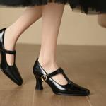 Handcrafted Luxury Leather Women's Shoes: Elegance in Every Detail(Edamaijia8653)
