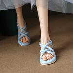 Elegant Handcrafted Leather Women's Shoes of Premium Quality(Edamaijia8722A)