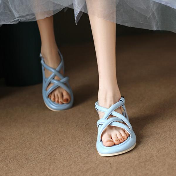 Elegant Handcrafted Leather Women's Shoes of Premium Quality(Edamaijia8722A)