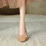 Exquisite Handcrafted Leather Women's Shoes for Luxurious Elegance(Edamaijia8673)