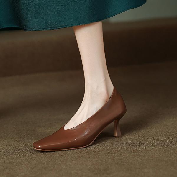Handcrafted Luxury Leather Women's Shoes: Exquisite Craftsmanship & Elegance(Edamaijia8129)
