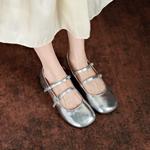 Exquisite Handmade Genuine Leather Women's Shoes - Luxurious Elegance(Edamaijia8815)