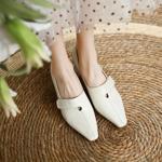 Handcrafted Luxurious Genuine Leather Women's Shoes for Elegant Style(Edamaijia81011)