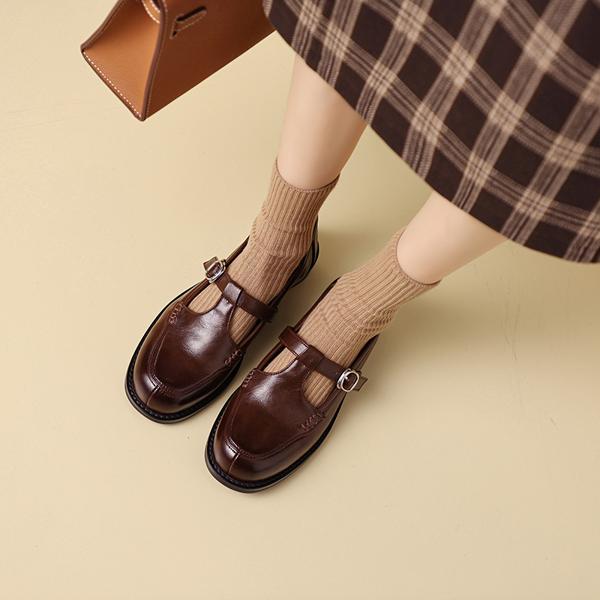 Exquisite Handcrafted Leather Women's Shoes: Luxury Redefined(Edamaijia81022)