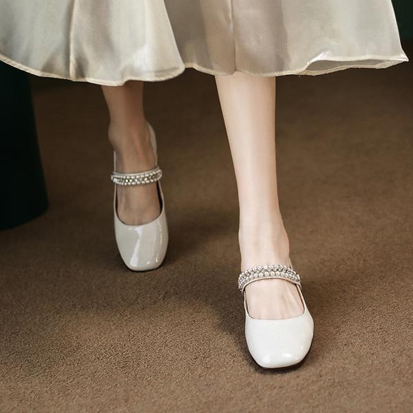 Handcrafted Leather High-End Women's Shoes: Elegance Redefined(Edamaijia9189)