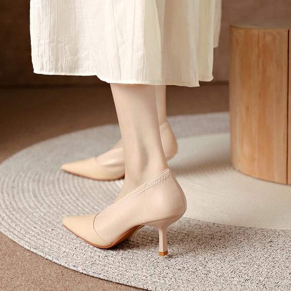 Exquisite Handmade Leather Women's Shoes: Luxury & Elegance(Edamaijia8056A)