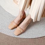 Handcrafted Genuine Leather Women's Shoes - Elegant Luxury Quality(Edamaijia8673A)