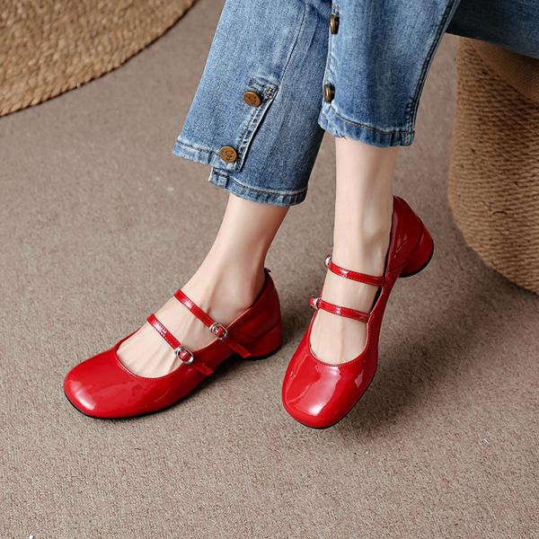 Exquisite Handmade Leather Women's Shoes: Luxurious Craftsmanship and Elegance(Edamaijia8815A)