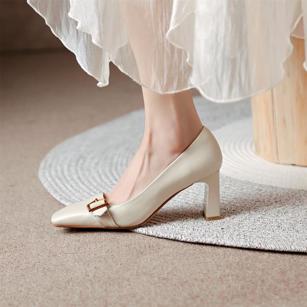 Elegant Handcrafted Leather Women’s Shoes - Luxurious Quality(Edamaijia9015A)