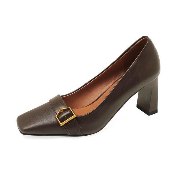 Elegant Handcrafted Leather Women’s Shoes - Luxurious Quality(Edamaijia9015A)