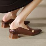 Handcrafted Luxury Leather Shoes for Elegant Women(EdamaijiaZ81097)