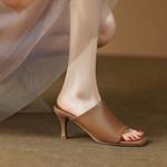 Elegant Handmade Genuine Leather Women's Shoes - Luxurious Craftsmanship(Edamaijia856F)