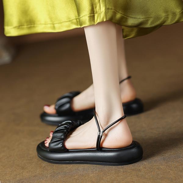 Luxurious Handmade Leather Women's Shoes: Craftsmanship & Elegance(Edamaijia8718F)