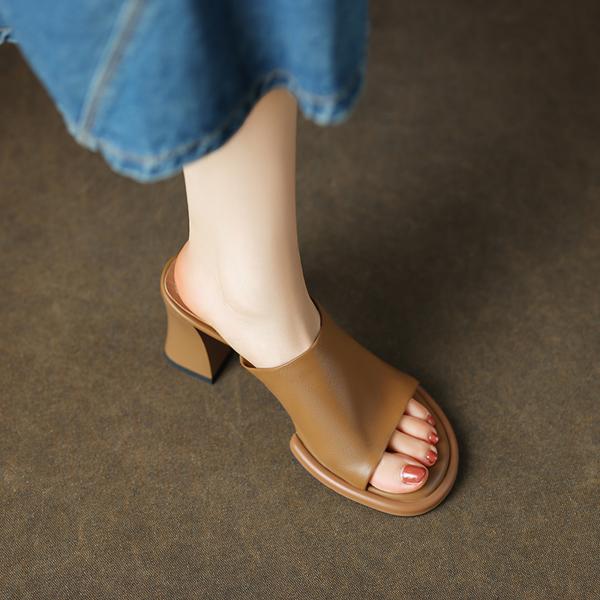 Exquisite Handcrafted Leather Women's Shoes: Elegance Meets Luxury(Edamaijia81255F)