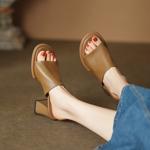 Exquisite Handcrafted Leather Women's Shoes: Elegance Meets Luxury(Edamaijia81255F)