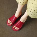 Exquisite Handcrafted Leather Women's Shoes: Elegance Meets Luxury(Edamaijia81255F)