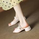 Elegant Handcrafted Leather Women's Shoes of Luxury Quality(Edamaijia81292F)