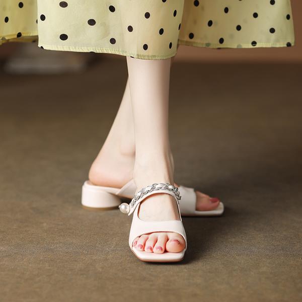 Elegant Handcrafted Leather Women's Shoes of Luxury Quality(Edamaijia81292F)