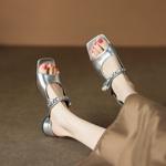 Elegant Handcrafted Leather Women's Shoes of Luxury Quality(Edamaijia81292F)