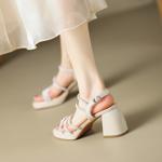 Handcrafted Luxury Leather Women's Shoes, Exquisite Quality(Edamaijia81299F)