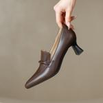 Elegant Handcrafted Leather Women’s Shoes of Luxury(Edamaijia81083F)