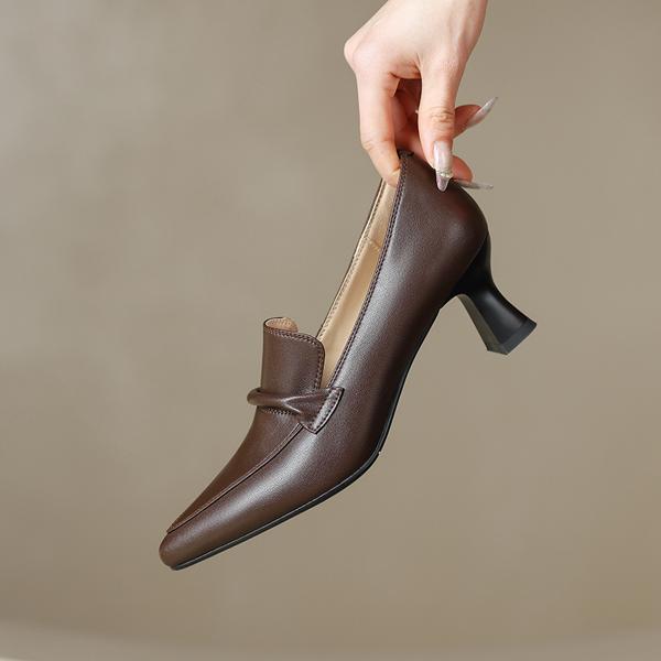 Elegant Handcrafted Leather Women’s Shoes of Luxury(Edamaijia81083F)