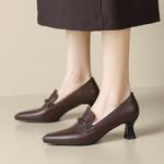 Elegant Handcrafted Leather Women’s Shoes of Luxury(Edamaijia81083F)