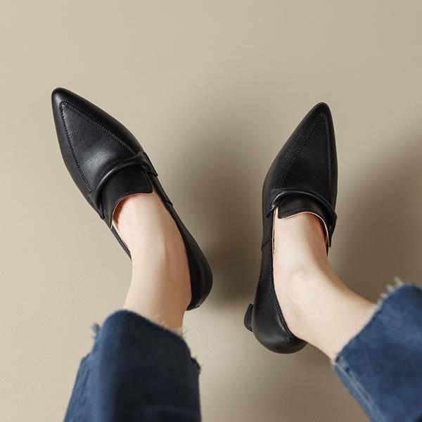 Elegant Handcrafted Leather Women’s Shoes of Luxury(Edamaijia81083F)