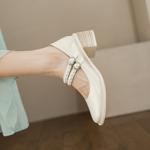 Handcrafted Leather Women's Shoes: Luxury & Elegance(Edamaijia9263F)