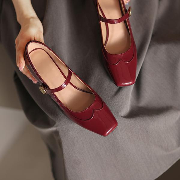 Crafted Elegance: Luxurious Handmade Leather Women's Shoes(Edamaijia81127F)