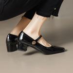 Crafted Elegance: Luxurious Handmade Leather Women's Shoes(Edamaijia81127F)