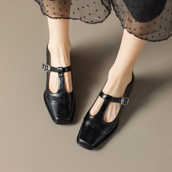 Elegant Handcrafted Genuine Leather Women's Shoes(Edamaijia81128F)