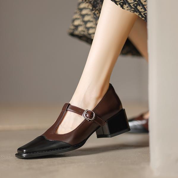 Elegant Handcrafted Genuine Leather Women's Shoes(Edamaijia81128F)