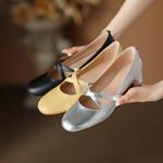 Luxury Handmade Leather Women's Shoes: Elegance in Every Stitch(Edamaijia81317F)